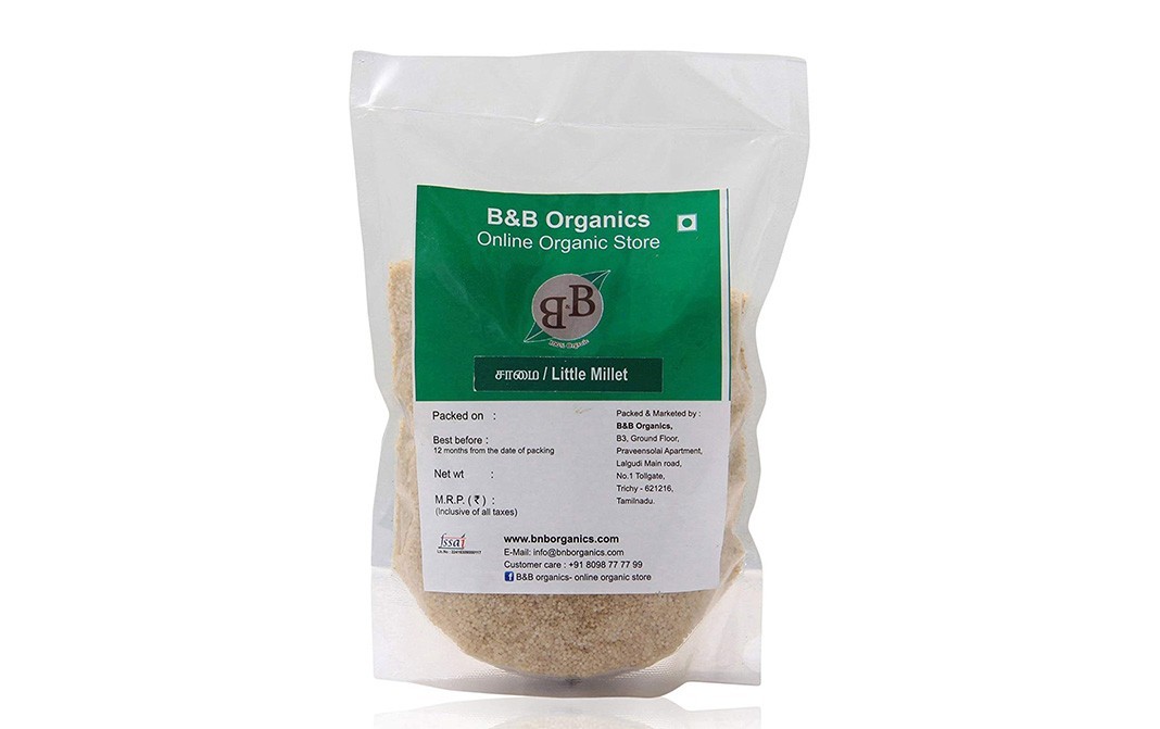 B&B Organics Little Millet    Pack  1 kilogram
